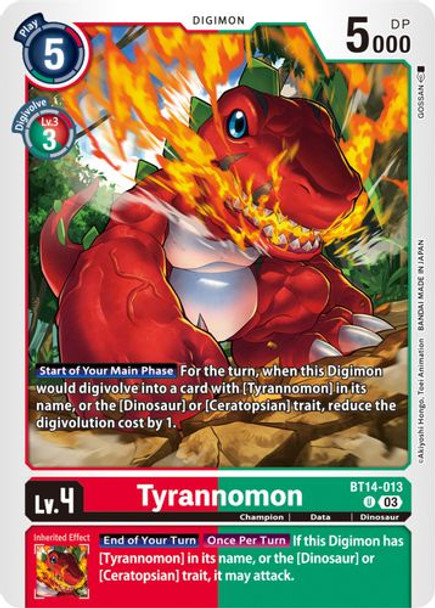 BT14-013U Tyrannomon