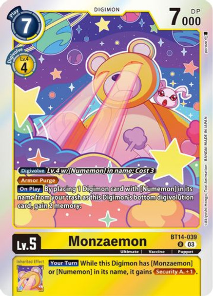 BT14-039R Monzaemon (Foil)