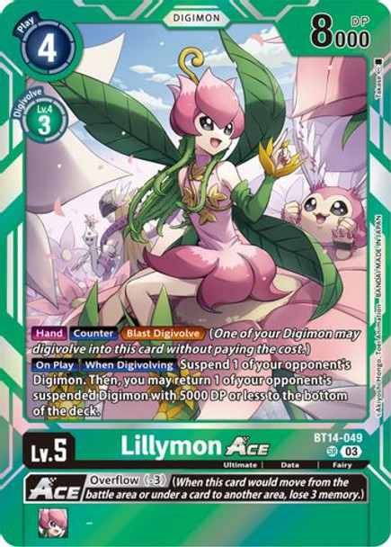 BT14-049SR Lillymon Ace (Foil)