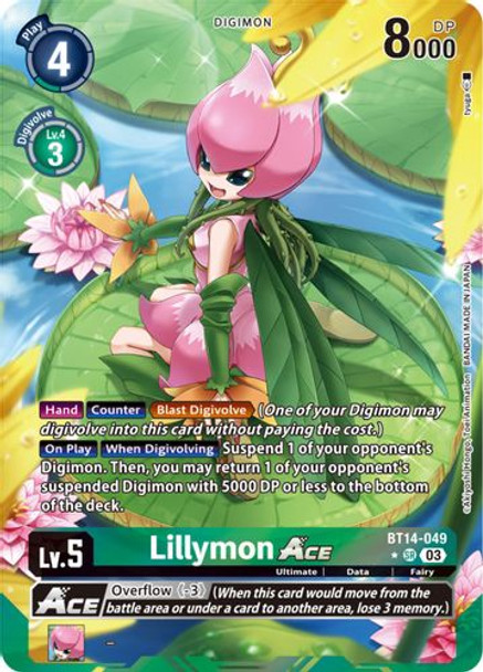 BT14-049BSR Lillymon Ace(Alternate Art) (Foil) - Tyuga Ver.