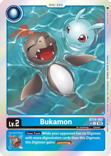 BT14-002U Bukamon (Blast Ace Box Topper) (Foil)