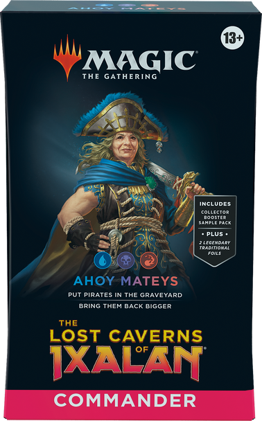 MTG The Lost Caverns of Ixalan Commander Deck (Blue-Black-Red Ahoy Mateys)