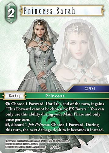 FF21-048L Princess Sarah (Foil)