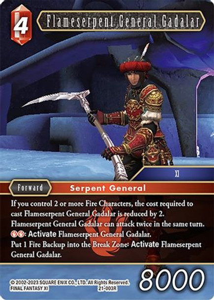 FF21-003R Flameserpent General Gadalar (Foil)