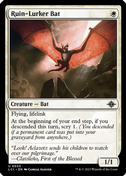 LCI-0033U Ruin-Lurker Bat (Foil)