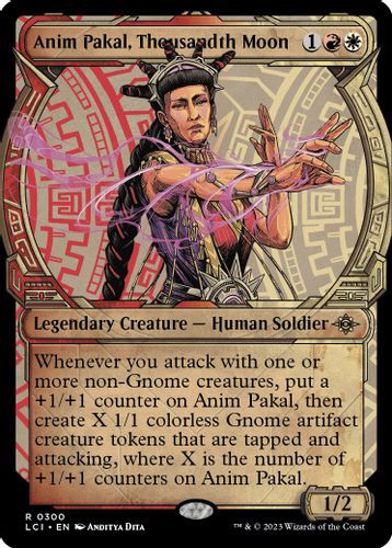 LCI-0300R Anim Pakal, Thousandth Moon (Showcase) (Foil)