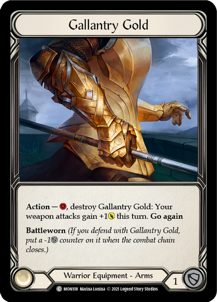 FAB04 MON-108C Gallantry Gold Cold Foil (1st ed)