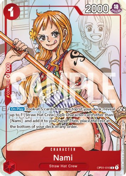 OP01-016 Nami (Premium Card Collection 25th Edition) (Foil)