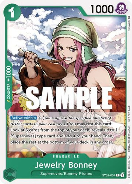 ST02-007 Jewelry Bonney (Tournament Pack Vol 3. Participant)