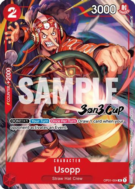 OP01-004 Usopp (3-on-3 Cup Participant)