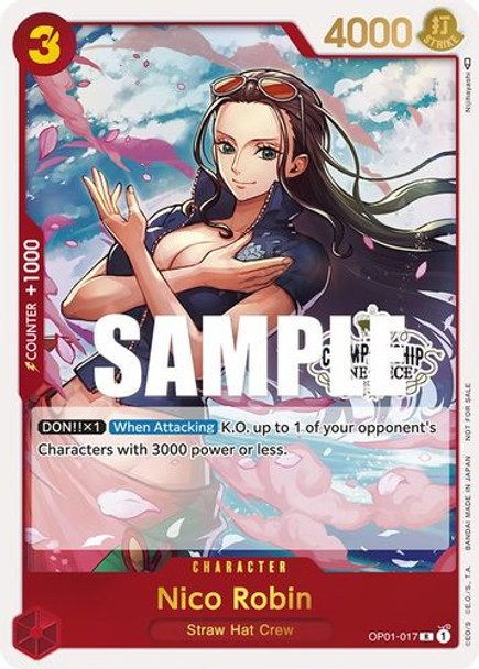 OP01-017 Nico Robin (Store Championship Vol. 1) (Foil)