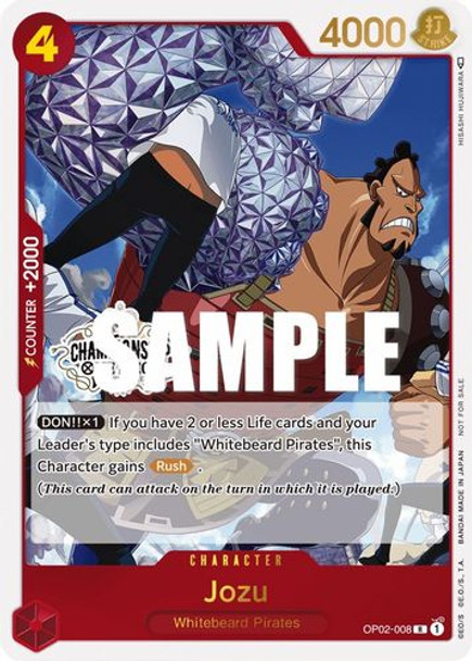 OP02-008 Jozu (Store Championship Vol. 2) (Foil)