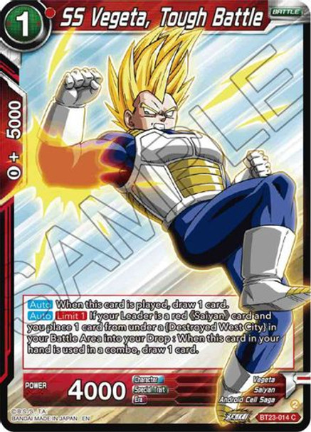 BT23-014C SS Vegeta, Tough Battle