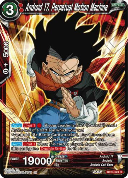 BT23-024R Android 17, Perpetual Motion Machine (Foil)