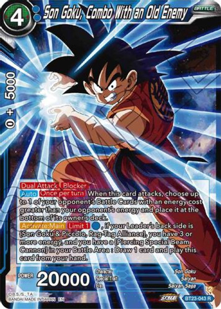 BT23-043R Son Goku, Combo With an Old Enemy