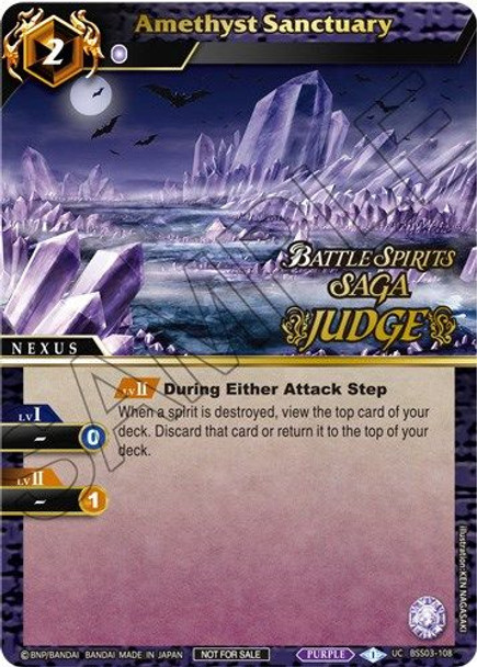 BSS03-108 Amethyst Sanctuary (Judge Pack Vol. 3) (Foil)