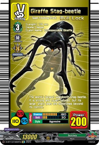 D-BT13/EX02EN EX Giraffe Stag-beetle