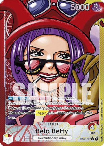 OP05-002L Belo Betty (Alternate Art) (Foil)