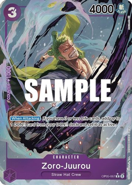 OP05-067R Zoro-Juurou (Alternate Art) (Foil)