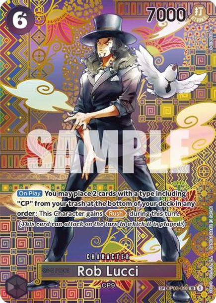 OP03-092 Rob Lucci (OP-05 Special Arts) (Foil)