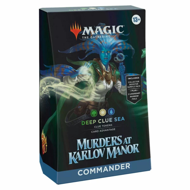 MTG Murders At Karlov Manor Commander Deck (Green-White-Blue Deep Clue Sea)