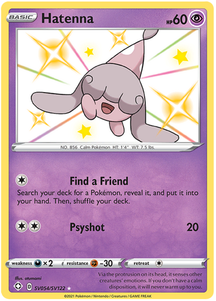 [SWSH04b][SHF-054/122SV] Hatenna (Holo)