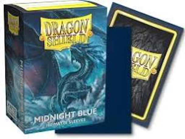 Dragon Shield MATTE (100) Midnight Blue
