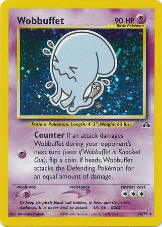 NEO02-N2-016/75HR Wobbuffet (Holo)