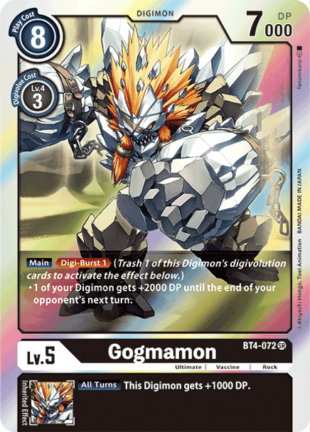 BT04-072SR Gogmamon (Foil)