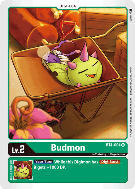 BT04-004U Budmon (Prerelease Stamped)