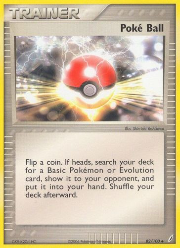 EX14-CG-082/100UC Poke Ball (Reverse Holo)
