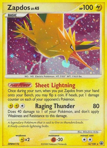 DP05-MD-014/100HR Zapdos (Holo)