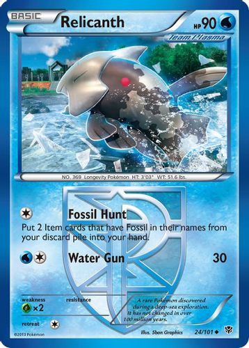 BW10-PLB-024/101UC Relicanth [Team Plasma]