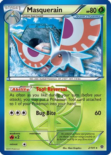 BW10-PLB-002/101R Masquerain [Team Plasma]