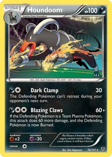 BW10-PLB-056/101HR Houndoom (Holo)