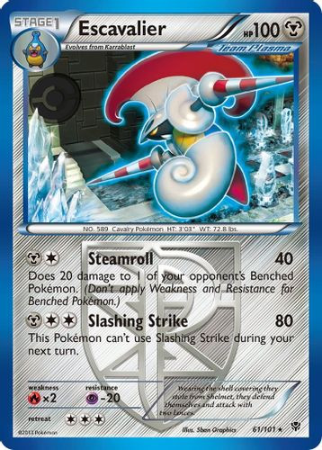 BW10-PLB-061/101R Escavalier [Team Plasma]