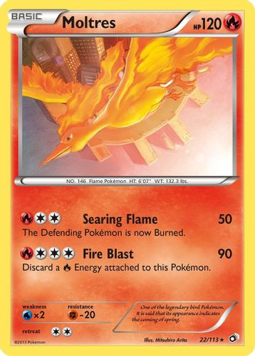 BW11-LTR-022/113HR Moltres (Holo)