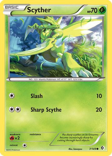 BW07-BCR-007/149C Scyther (Reverse Holo)