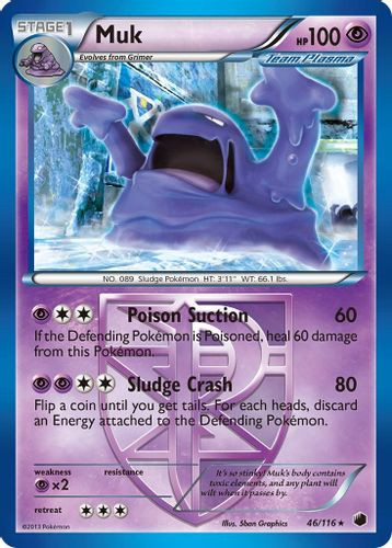 BW09-PLF-046/116R Muk [Team Plasma] (Reverse Holo)