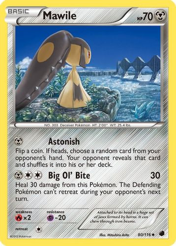 BW09-PLF-080/116UC Mawile (Reverse Holo)