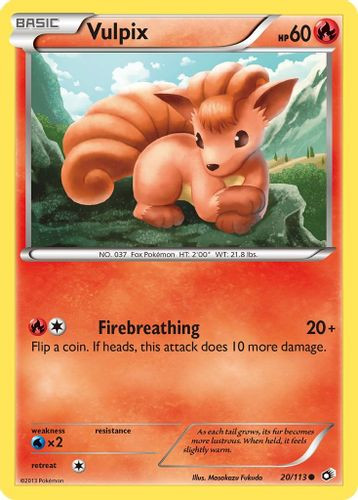 BW11-LTR-020/113C Vulpix (Reverse Holo)