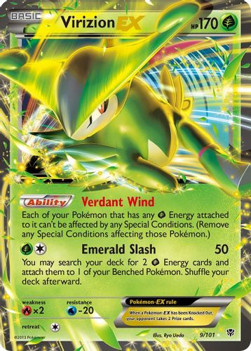 BW10-PLB-009/101UR Virizion EX (Holo)
