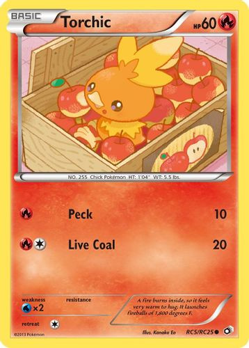 BW11A-LTR-RC05/25UR Torchic (Holo)