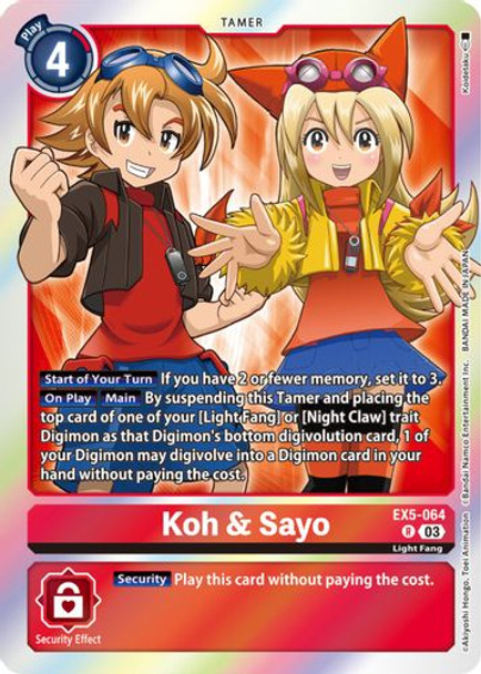 [EX05-064 R] Koh & Sayo (Foil)