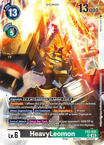 [EX05-055 SR] HeavyLeomon (Foil)