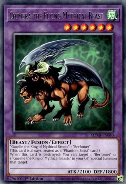 MZMI-EN040 Chimera the Flying Mythical Beast (Rare) <1st>