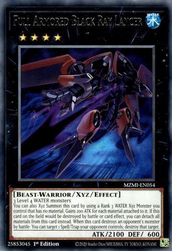 MZMI-EN054 Full Armored Black Ray Lancer (Rare) <1st>