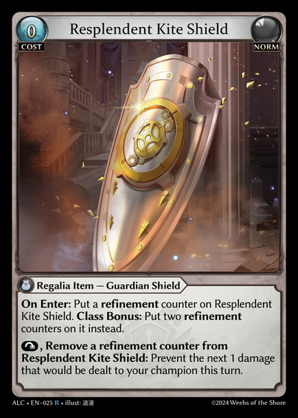 GA03-ALC1st-EN-025R Resplendent Kite Shield