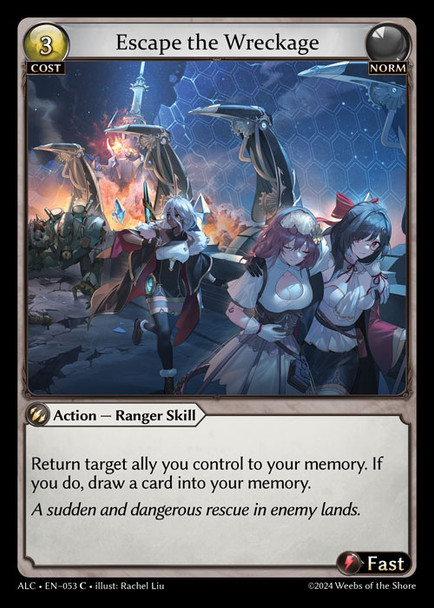 |GA03|<1st>[ALC-EN-053](C) Escape the Wreckage {Foil}