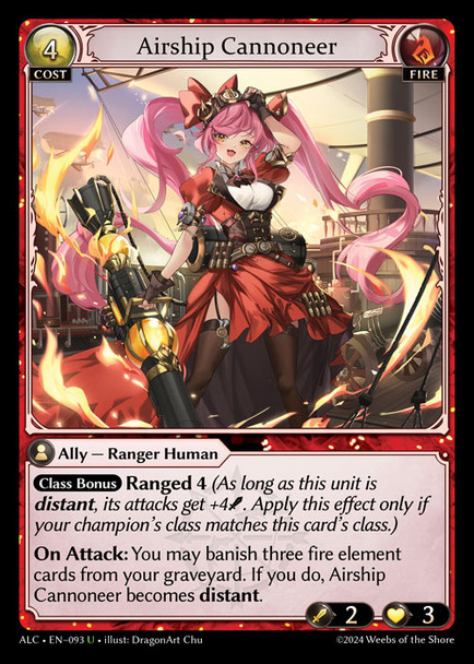 |GA03|<1st>[ALC-EN-093](U) Airship Cannoneer {Foil}